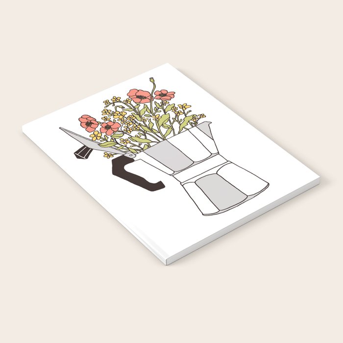 Moka Flowers Notebook Gallery Image 2