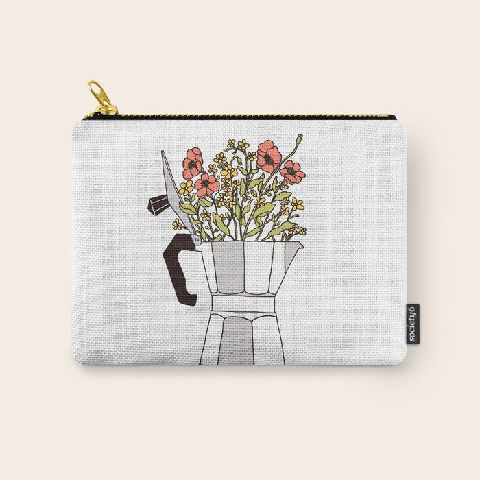 Moka Flowers Carry All Pouch Gallery Image 1