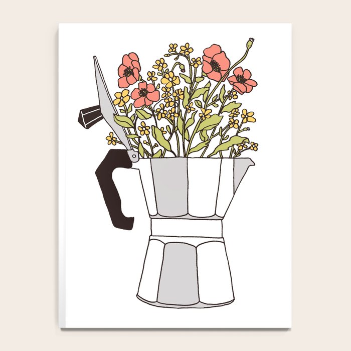 Moka Flowers Notebook Gallery Image 4