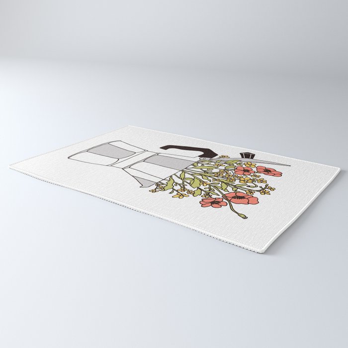 Moka Flowers Rug Gallery Image 3