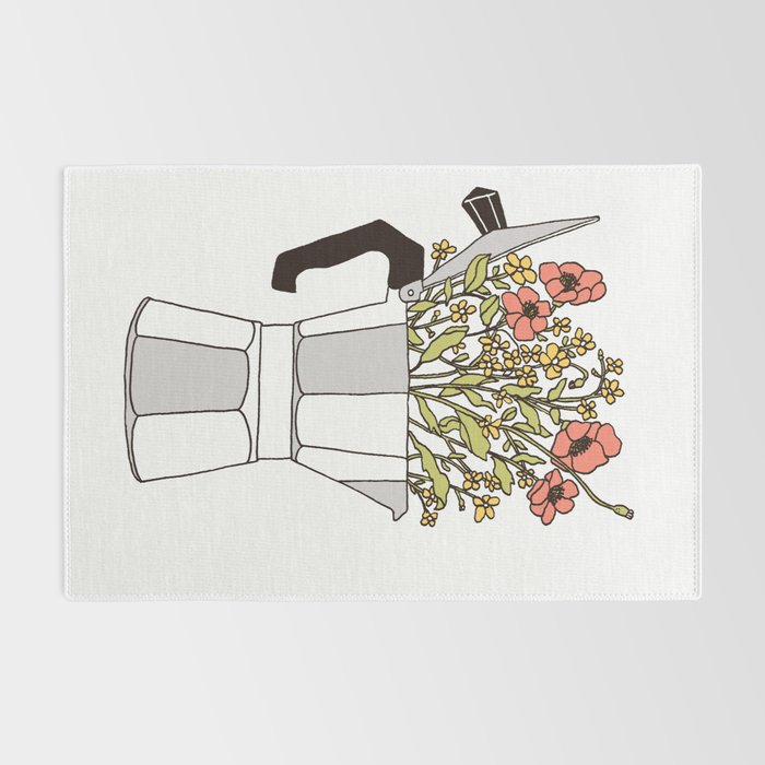 Moka Flowers Rug Gallery Image 2