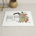 Moka Flowers Rug Gallery Image 1