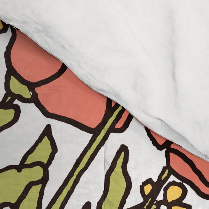 Moka Flowers Comforter Gallery Image 4