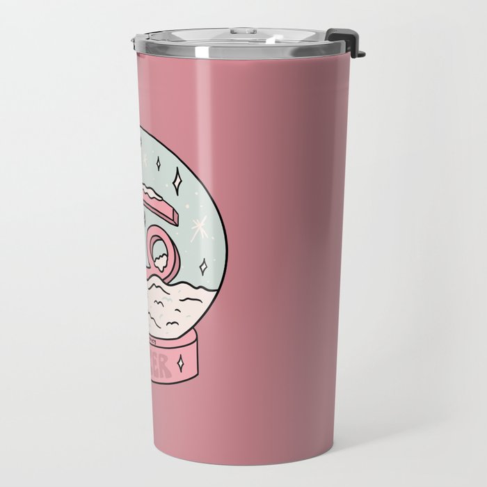 Cancer Snow Globe Travel Mug Gallery Image 2