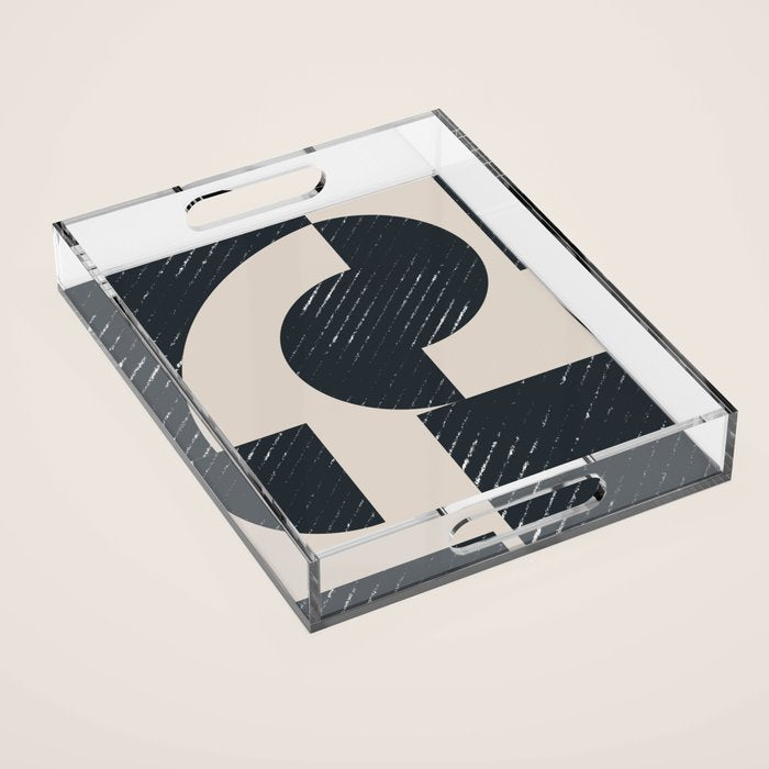 Modern Graphic Composition  Acrylic Tray Gallery Image 1