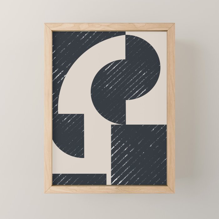 Modern Graphic Composition  Mini Art Print Gallery Image 1