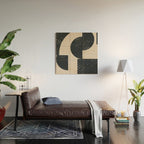 Modern Graphic Composition  Wood Wall Art Gallery Image 2