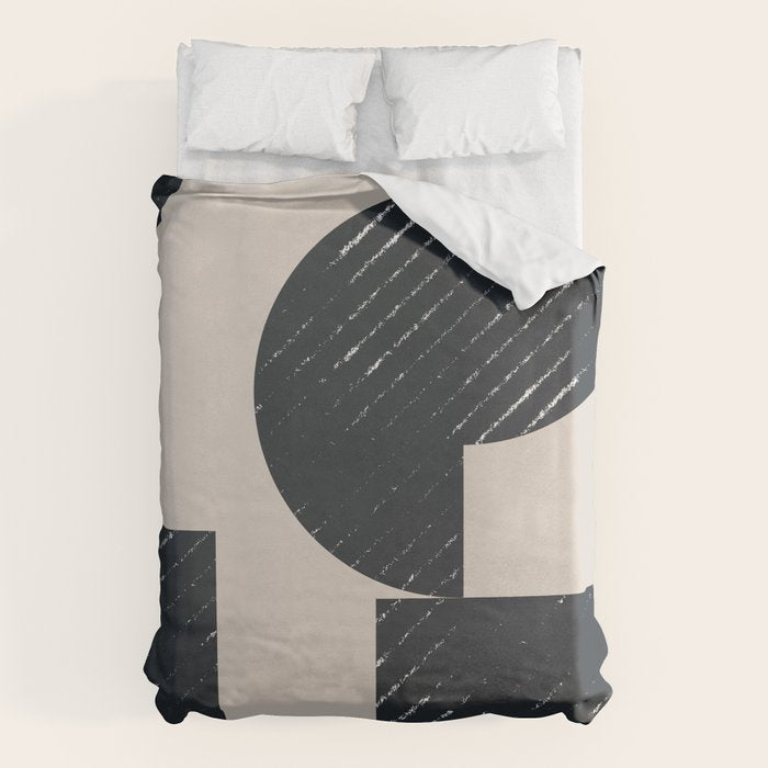 Modern Graphic Composition  Duvet Cover Gallery Image 6