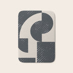 Modern Graphic Composition  Bath Mat Gallery Image 1