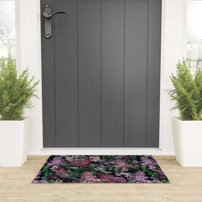 Lilac Garden Welcome Mat Gallery Image 3