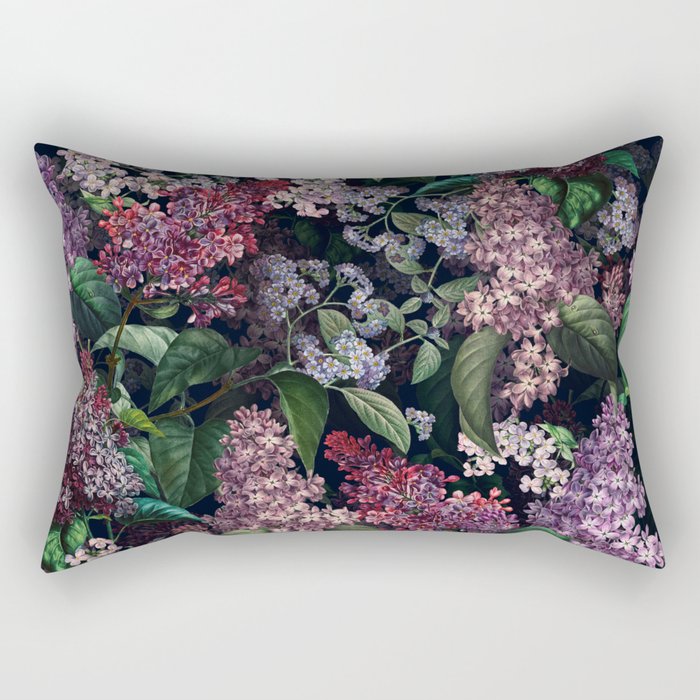 Lilac Garden Rectangular Pillow Gallery Image 1