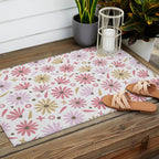 Daisies - Blush & Gold Outdoor Rug Gallery Image 2
