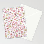Daisies - Blush & Gold Stationery Card Gallery Image 2
