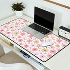 Daisies - Blush & Gold Desk Mat Gallery Image 2