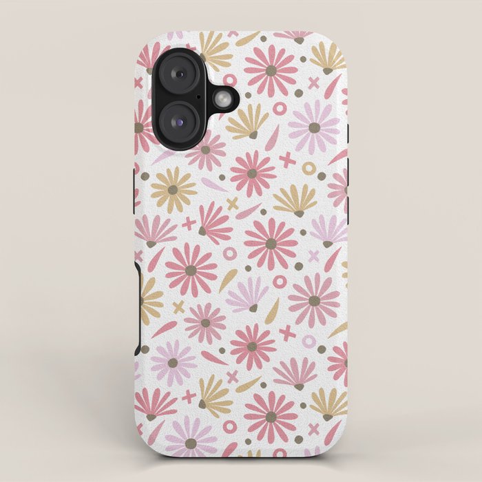 Daisies - Blush & Gold iPhone Case Gallery Image 1