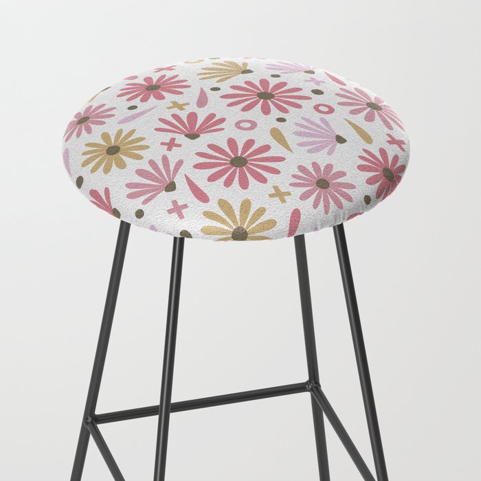 Daisies - Blush & Gold Stool Gallery Image 2