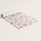 Daisies - Blush & Gold Yoga Mat Gallery Image 2
