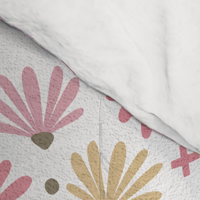 Daisies - Blush & Gold Comforter Gallery Image 4