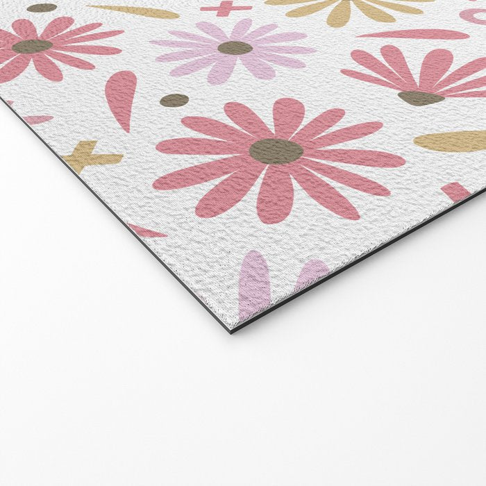Daisies - Blush & Gold Welcome Mat Gallery Image 2