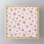 Daisies - Blush & Gold Mini Art Print Gallery Image 1