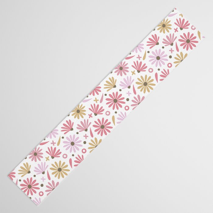 Daisies - Blush & Gold Table Runner Gallery Image 3