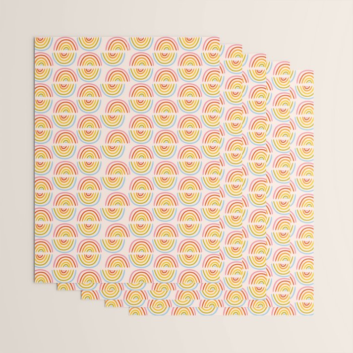 Doodle Rainbow Print Wrapping Paper Gallery Image 3