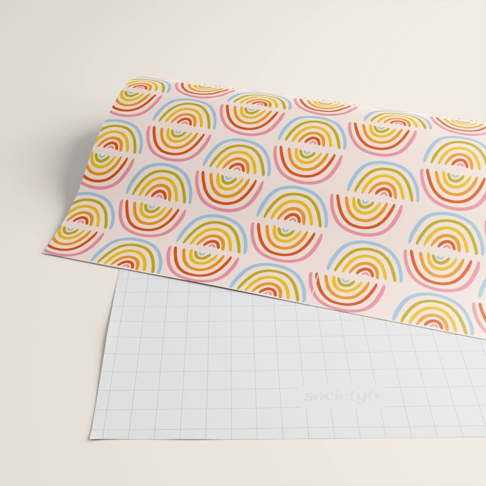 Doodle Rainbow Print Wrapping Paper Gallery Image 2