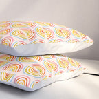 Doodle Rainbow Print Pillow Sham Gallery Image 3