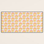 Doodle Rainbow Print Desk Mat Gallery Image 3
