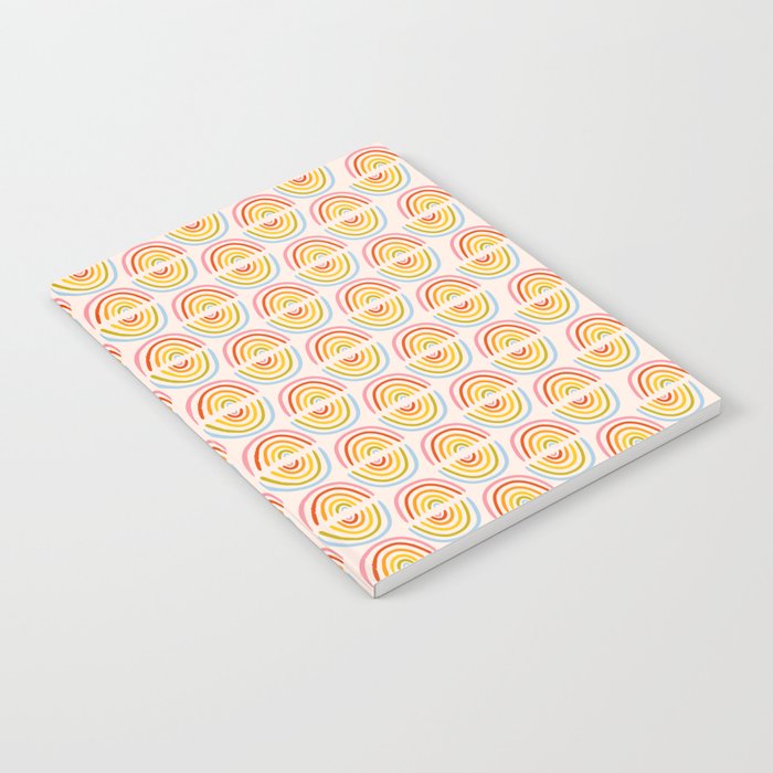 Doodle Rainbow Print Notebook Gallery Image 2