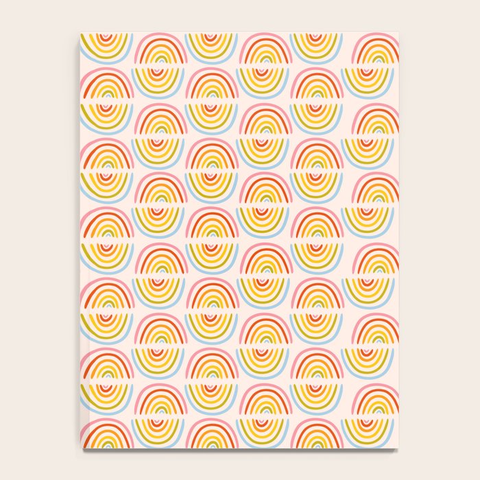 Doodle Rainbow Print Notebook Gallery Image 4