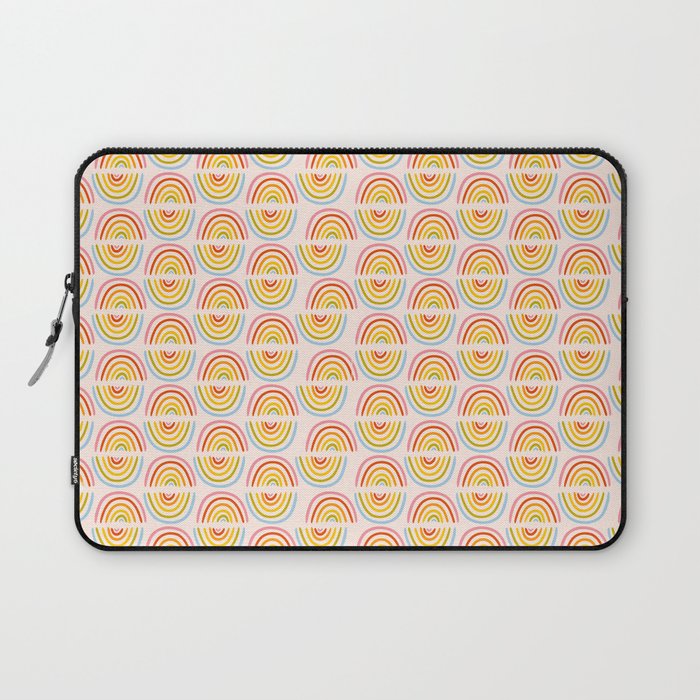 Doodle Rainbow Print Laptop Sleeve Gallery Image 1