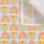 Doodle Rainbow Print Wall Tapestry Gallery Image 3