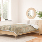 Woodland soil Morris style caramel Duvet Cover Gallery Image 2