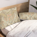 Woodland soil Morris style caramel Pillow Sham Gallery Image 2