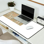 Woodland soil Morris style caramel Desk Mat Gallery Image 2