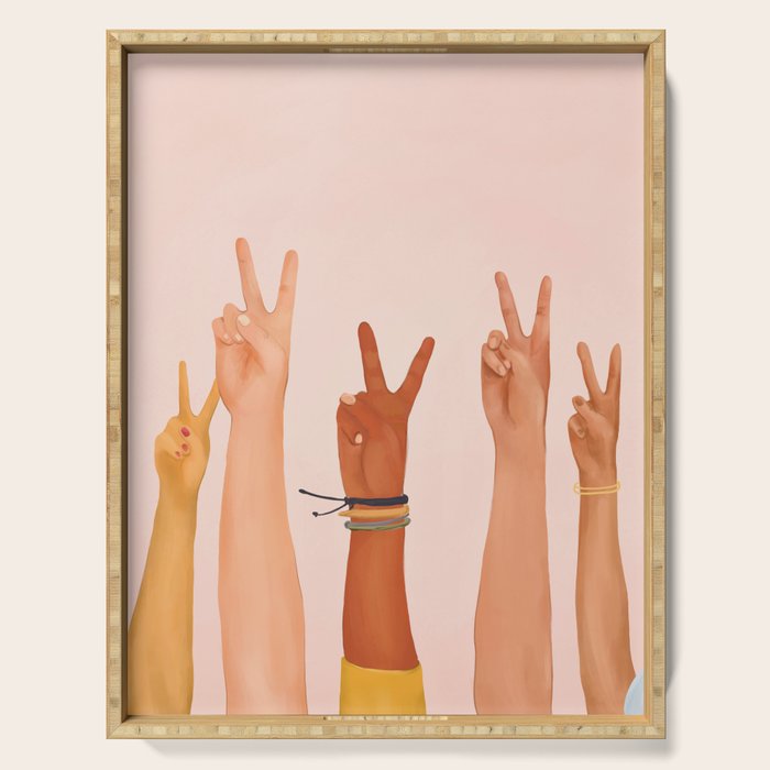 Peace Serving Tray Gallery Image 1