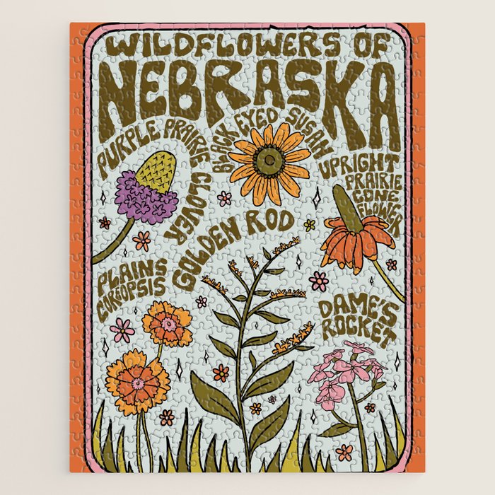Nebraska Wildflowers Jigsaw Puzzle Gallery Image 1