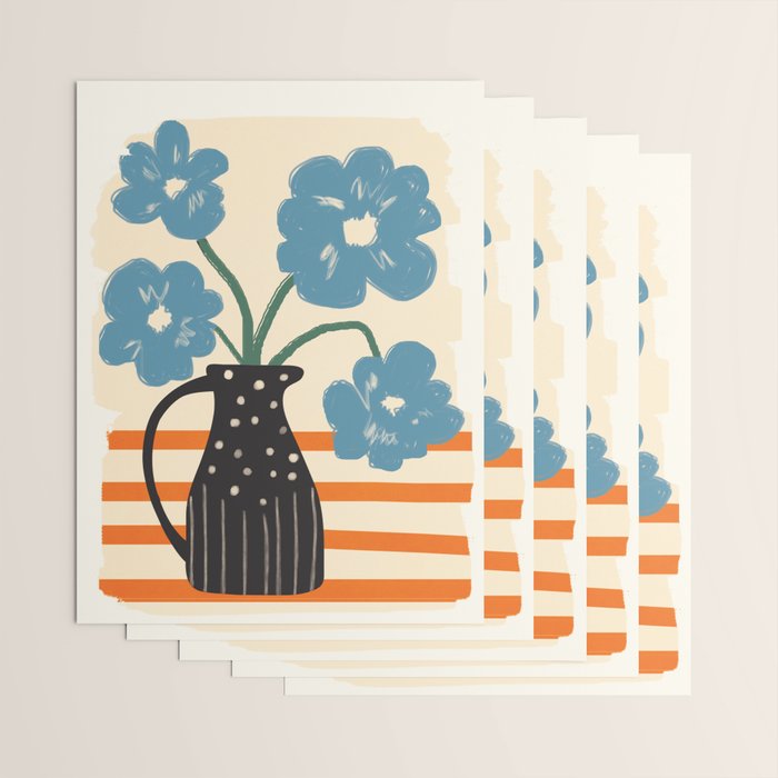 Modern Botanicals No. 1 Wrapping Paper Gallery Image 3