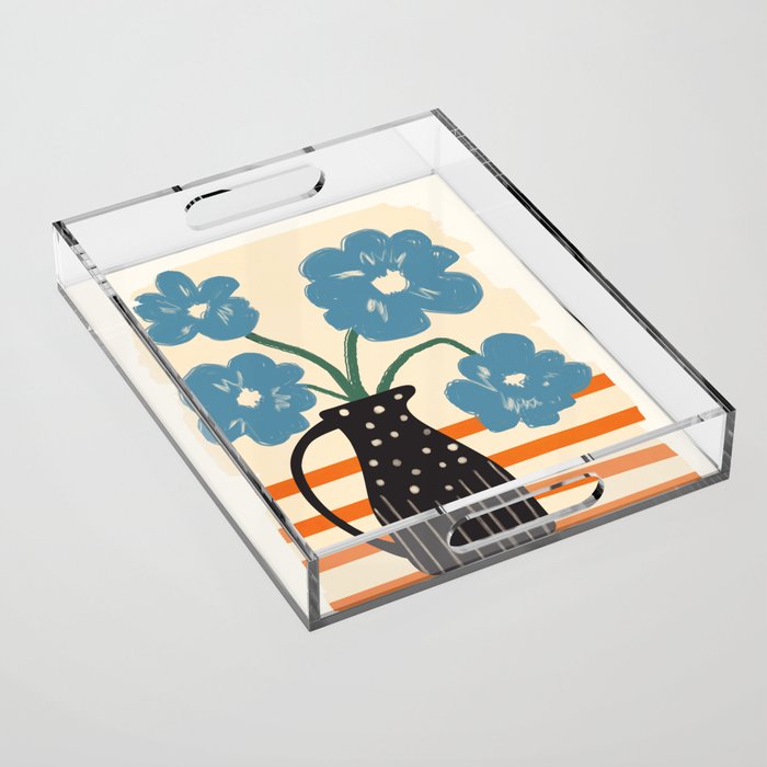 Modern Botanicals No. 1 Acrylic Tray Gallery Image 1