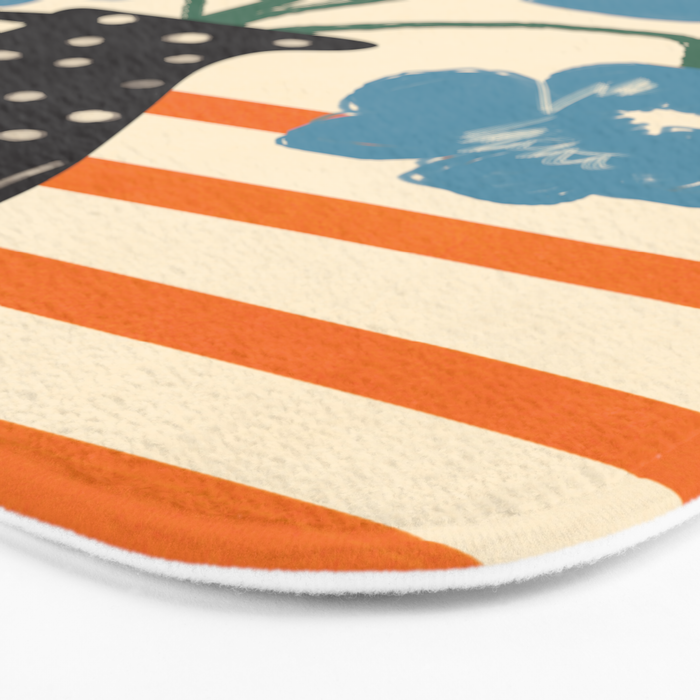 Modern Botanicals No. 1 Bath Mat Gallery Image 3