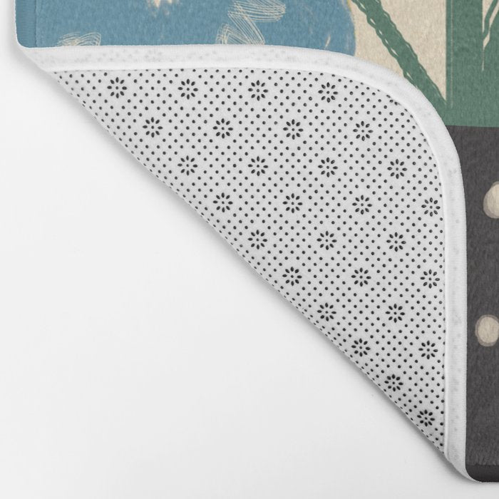 Modern Botanicals No. 1 Bath Mat Gallery Image 2