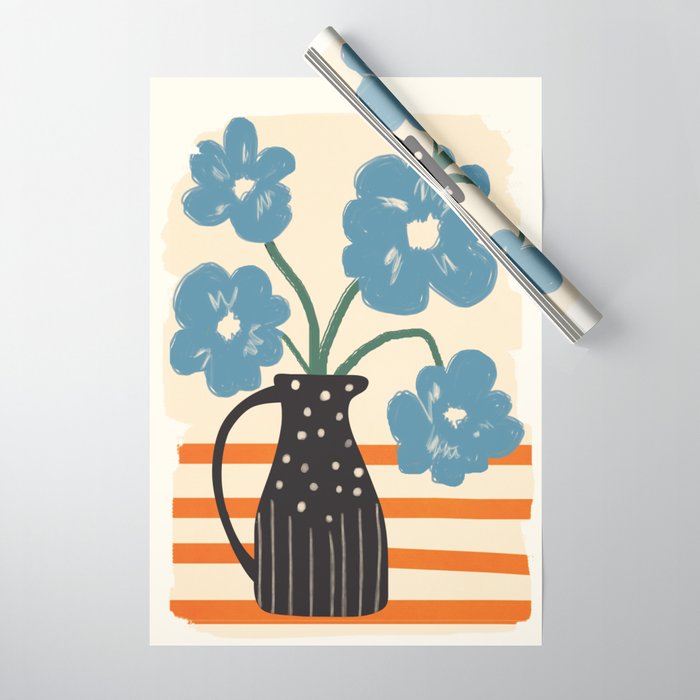 Modern Botanicals No. 1 Wrapping Paper Gallery Image 1