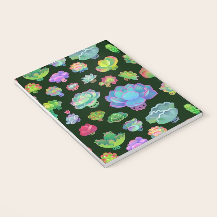 Baby succulent 2 - dark Notebook Gallery Image 3