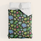Baby succulent 2 - dark Comforter Gallery Image 6