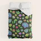 Baby succulent 2 - dark Duvet Cover Gallery Image 6