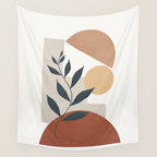 Shapes and Branches 03 Wall Tapestry Gallery Image 4
