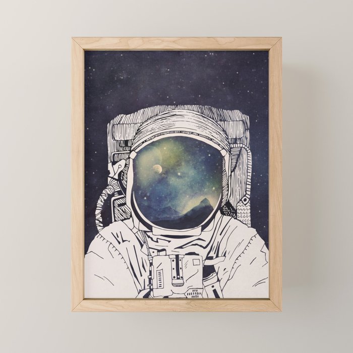 Dreaming Of Space Mini Art Print Gallery Image 1
