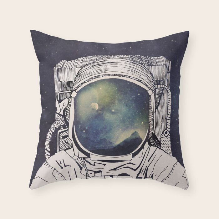 Dreaming Of Space Throw Pillow