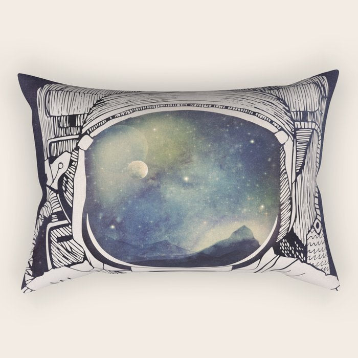 Dreaming Of Space Rectangular Pillow Gallery Image 2